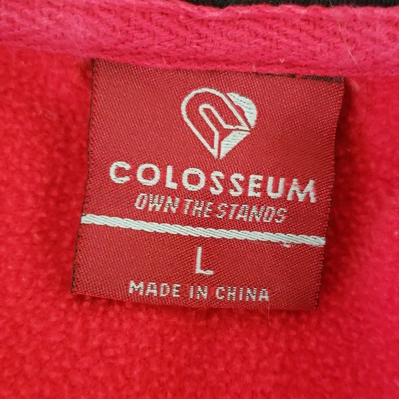 COLOSSEUM NCSU Slim Fit Large Women's Zip Pullover Hoodie Embroidered Red - Picture 4 of 12